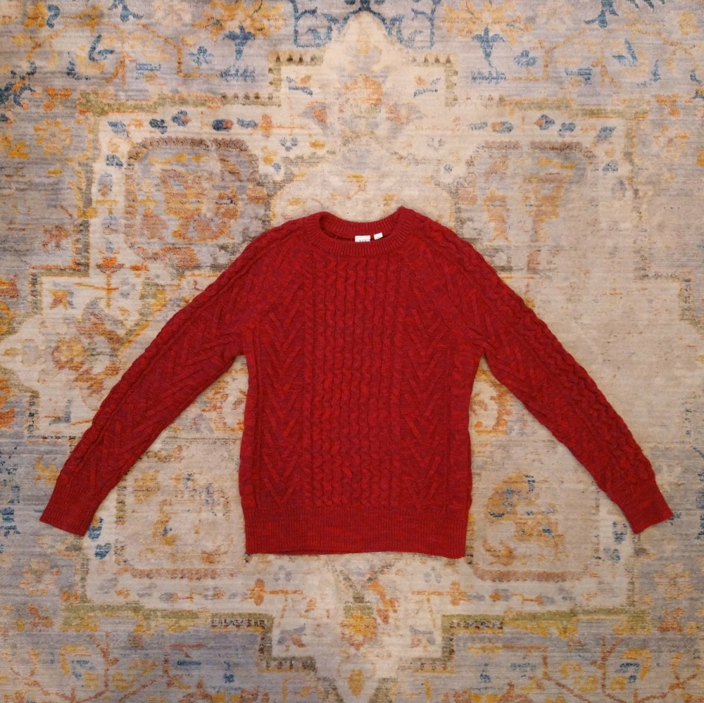GAP Red Marl Sweater